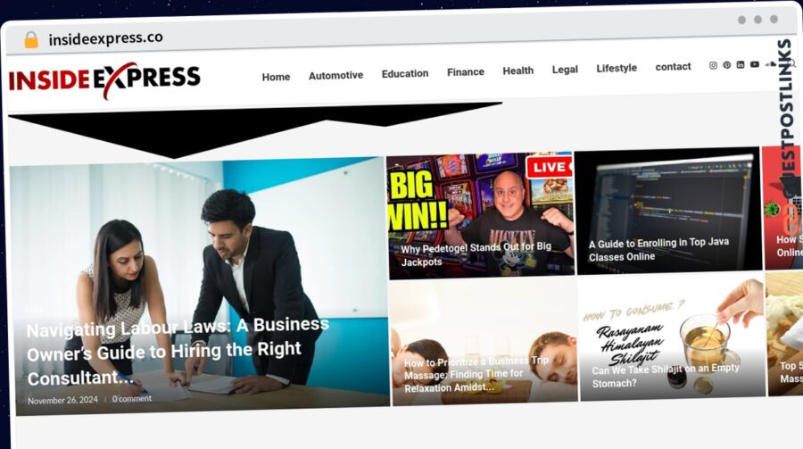 Publish Guest Post on insideexpress.co