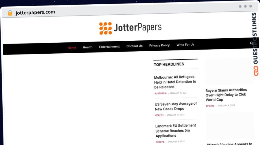 Publish Guest Post on jotterpapers.com