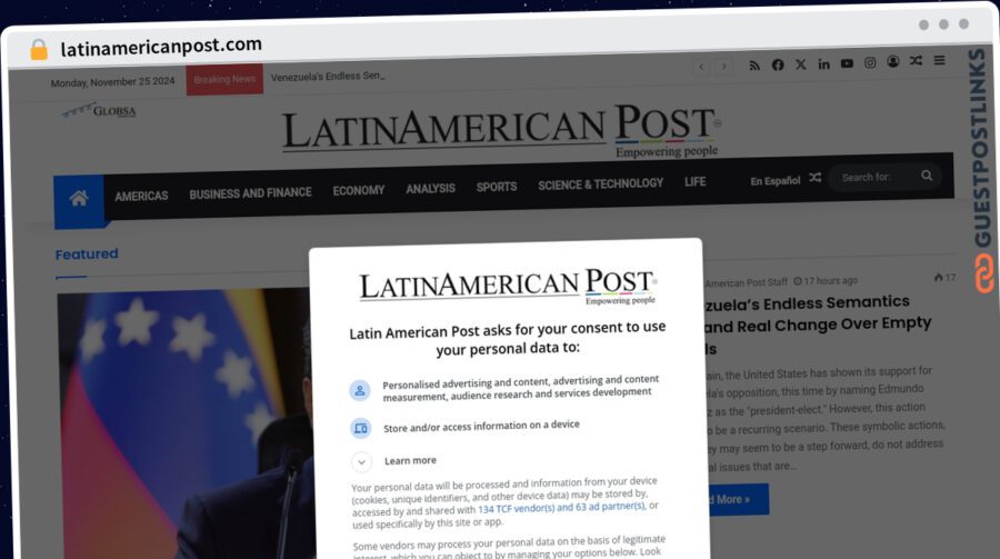 Publish Guest Post on latinamericanpost.com