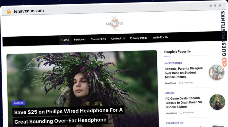 Publish Guest Post on lenavenue.com