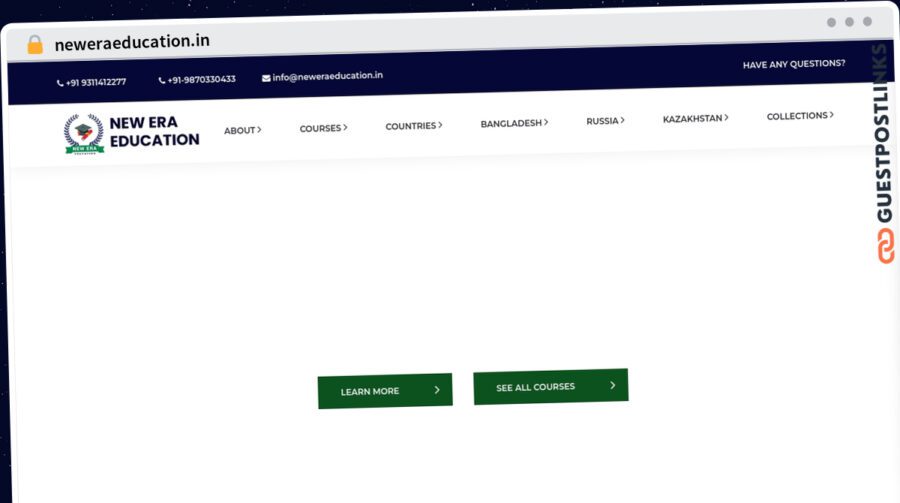 Publish Guest Post on neweraeducation.in