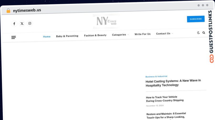 Publish Guest Post on nytimesweb.us