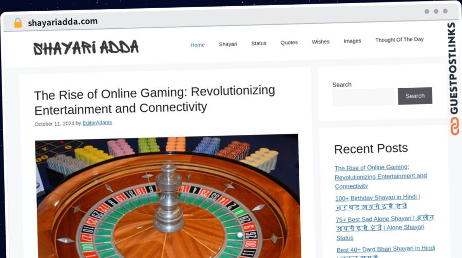 Publish Guest Post on shayariadda.com