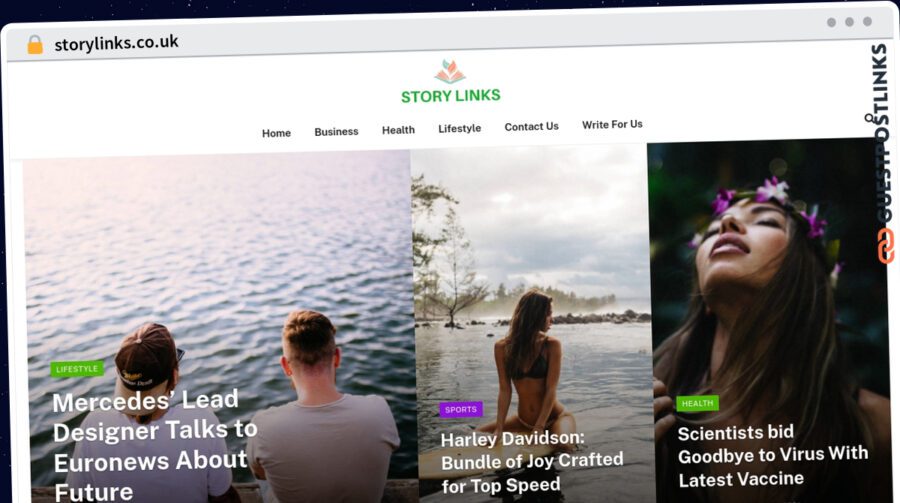 Publish Guest Post on storylinks.co.uk