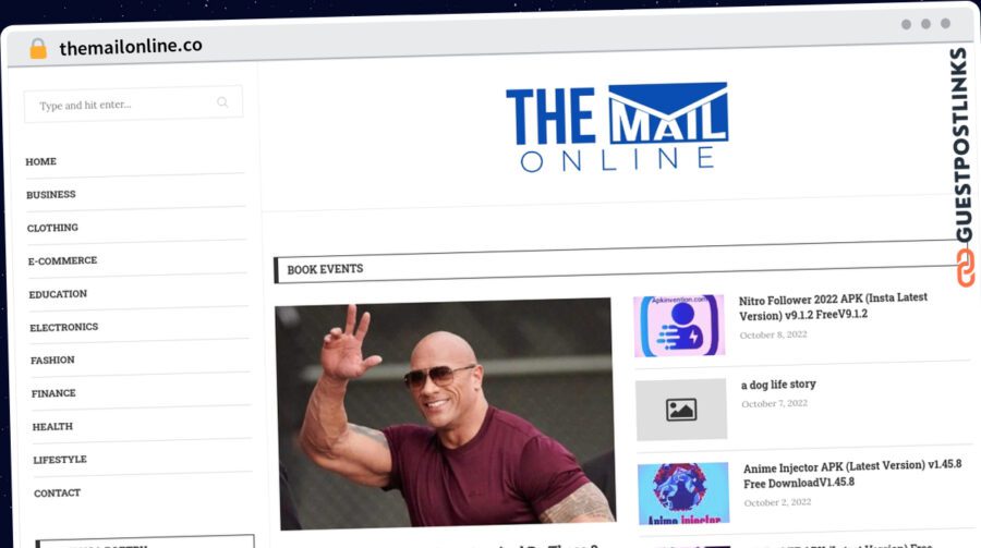 Publish Guest Post on themailonline.co