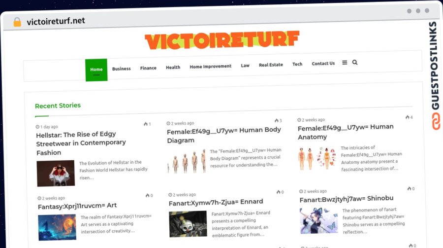 Publish Guest Post on victoireturf.net