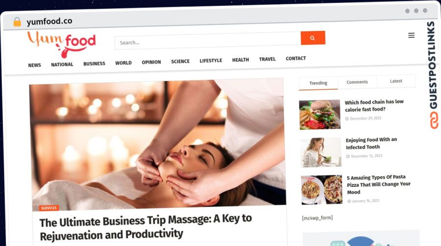 Publish Guest Post on yumfood.co