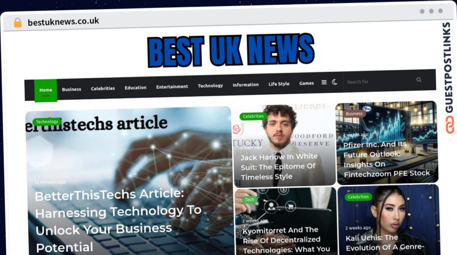 Publish Guest Post on bestuknews.co.uk