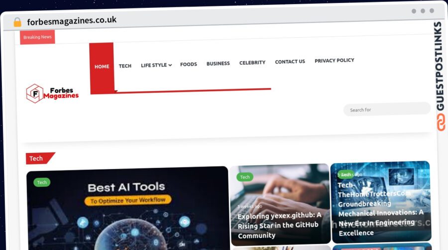 Publish Guest Post on forbesmagazines.co.uk