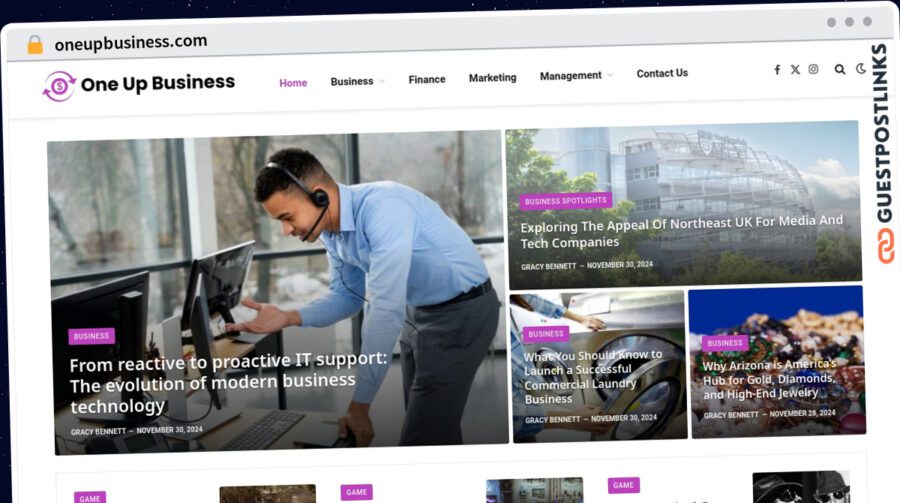 Publish Guest Post on oneupbusiness.com