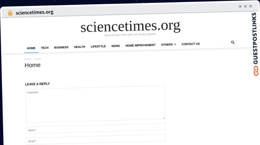 Publish Guest Post on sciencetimes.org