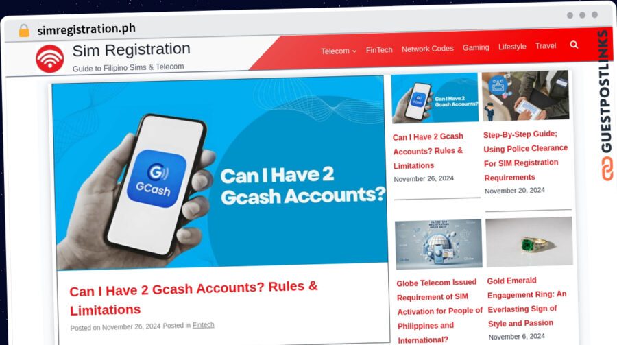 Publish Guest Post on simregistration.ph