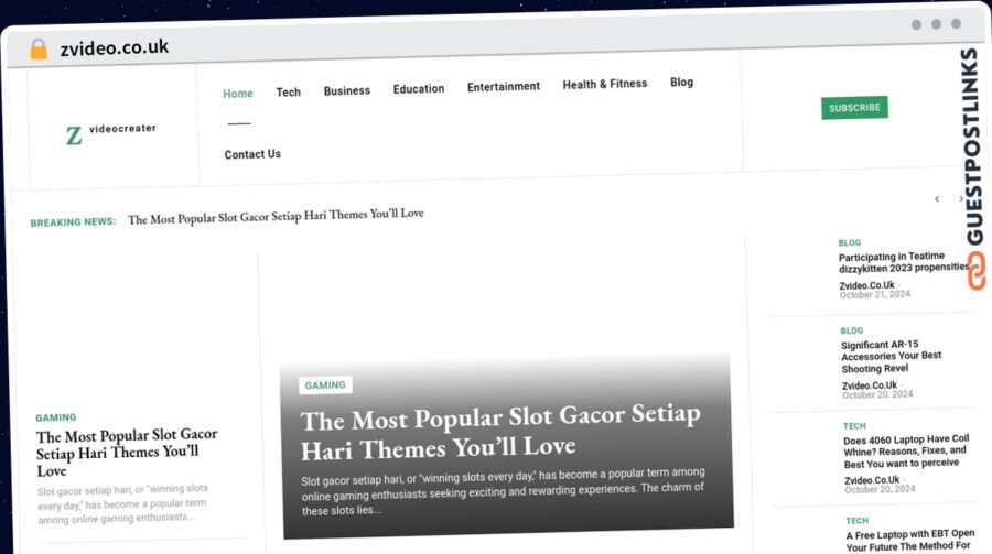 Publish Guest Post on zvideo.co.uk